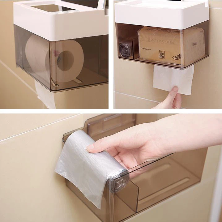 Tissue Box Bathroom Plastic Waterproof ABIS